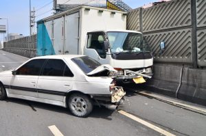 truck and car accident